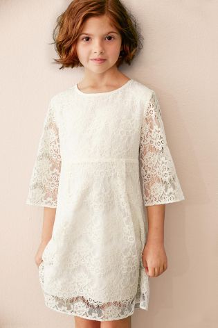 Ivory Lace Bridesmaid Dress (3-16yrs)